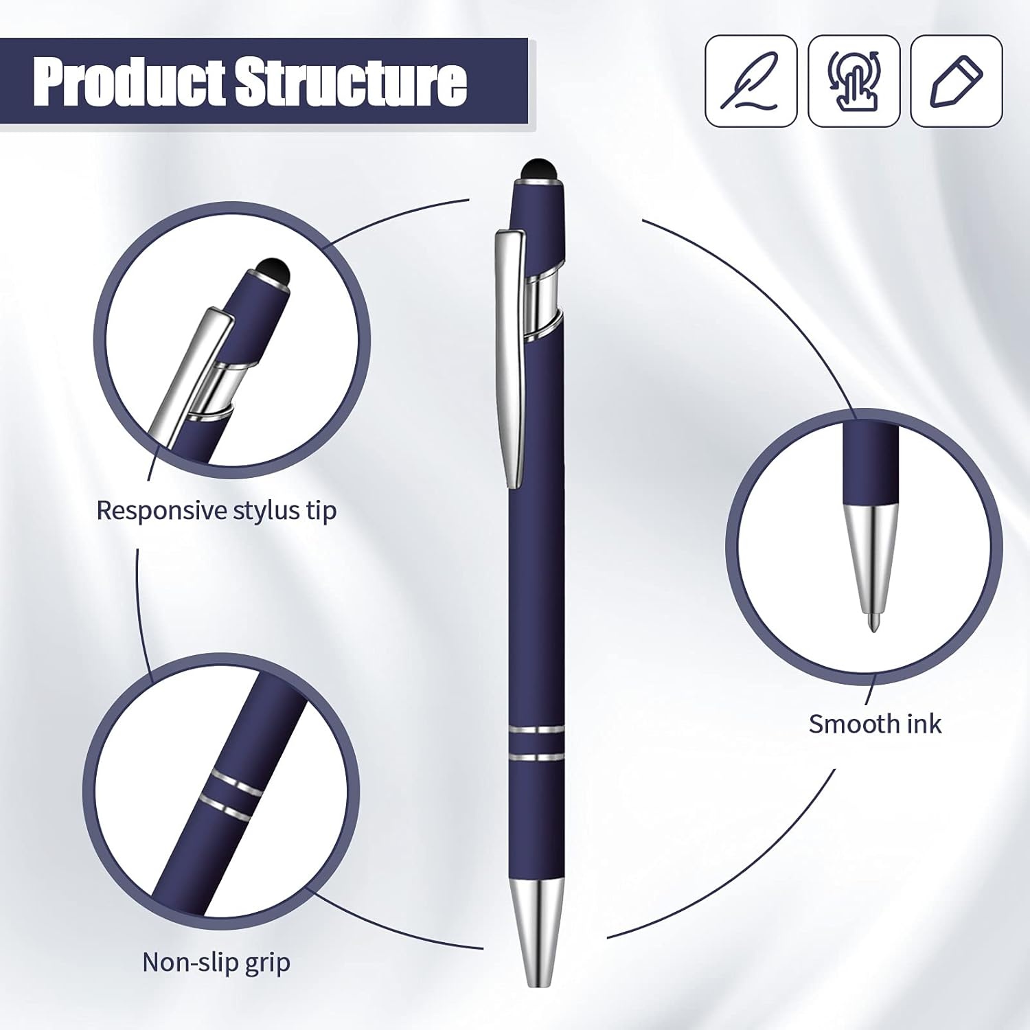 P23 2IN1 METAL BALL PEN